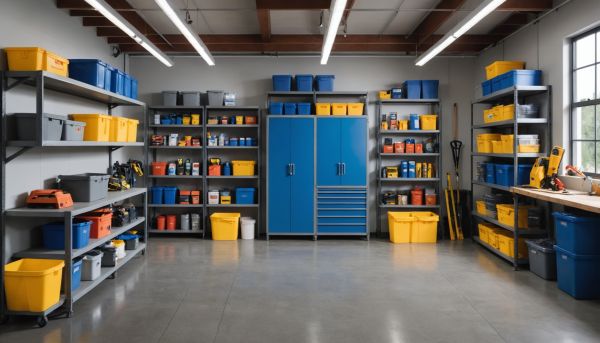Organiser son garage avec des étagères métalliques robustes